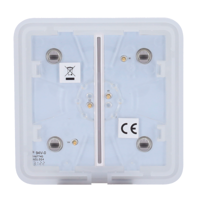 Painel para interruptor compatível com AJ-LightCore 2G - cinza-Ajax AJ-SOLOBUTTON-2G-GRE