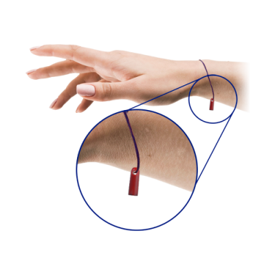 Porta-chaves TAG de proximidade ID por radiofrequência EM passivo: Cor vermelhaEEE-RFID-TAG-T-RED