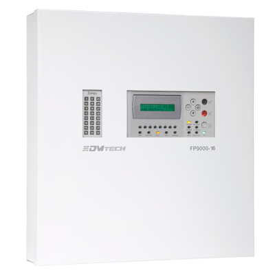 Central de Incêndio Convencional 16 zonas c/ LCD DMTech DMT-FP9000-16-PT