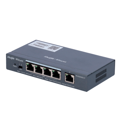 Reyee Switch PoE Gerenciável-Ruijie RG-ES205GC-P-Ruijie RG-ES205GC-P-Reyee RG-ES205GC-P