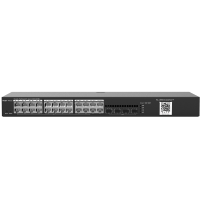 Reyee Switch Cloud Capa 2 24 portas RJ45 Gigabit 4 SFP Gigabit-Ruijie RG-NBS3100-24GT4SFP