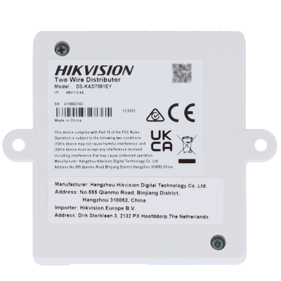 Distribuidor 2 Fios HD Hikvision DS-KAD7061EY