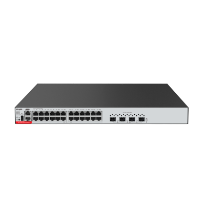 Ruijie Switch Cloud gerenciável L3 24 portas PoE RJ45 + 4 portas SFP+ 24 Portas Gigabit + 4 Portas 10G-RG-CS83-24GT4XS-PD