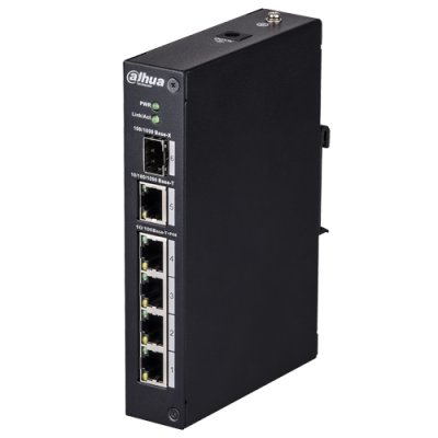 Switch ePoE Branded 4 portas PoE + 1 Uplink RJ45 Velocidade 10/100 Mbps-PFL2106-4ET-96