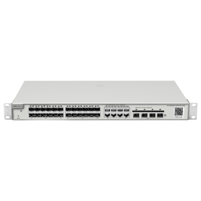 Reyee Switch Cloud Capa 3 24 Portas Gigabit SFP (8 Portas Combo RJ45) 4 portas SFP+ 10 Gbps-Ruijie RG-NBS5200-24SFP/8GT4XS