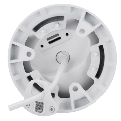 Câmara com fios (PoE) Turret Branca 5mpx 4mm 35m Microfone IP65-Ajax AJ-TURRETCAM-5-0400-W