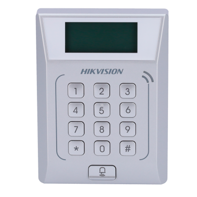 Controlo de acesso Cartão MF e PIN 3.000 utilizadores | 10.000 registos-Hikvision DS-K1T802M