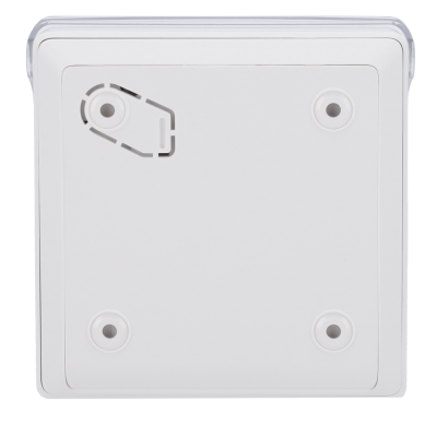 Ajax Botão de parede sem fios para ativação manual do alarme de incêndio Sem fios 868 MHz Jeweller-Ajax AJ-MANUALCALLPOINT-WHITE