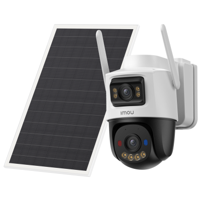 Kit Câmara Dupla 10MP (5+5) Imou Cruiser Dual + Painel Solar