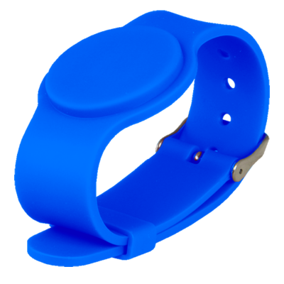 Pulseira de proximidade ID por radiofrequência MF DESFire passivo: Cor azul-Hikvision DS-BAND-ADJ-B