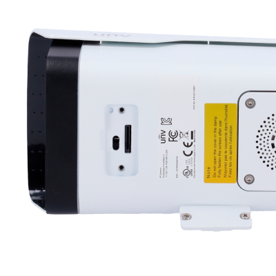 Câmara Térmica Uniview Bi-espectro 4MP + Térmica 7mm Deteção Fogo