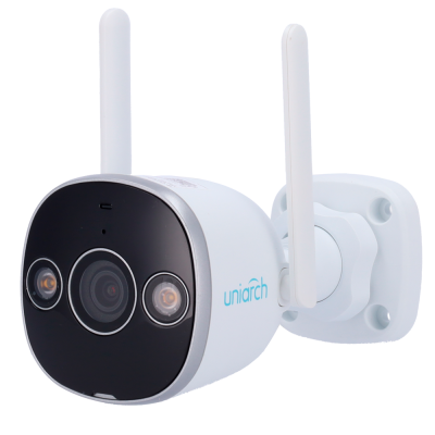 Câmara Bullet IP Uniview UHO‑B2D‑M3F3D 3 MP com Dual Light, Áudio Bidirecional e IP67