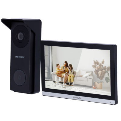 Kit de Videoporteiro Hikvision DS-KIS313-P (4 fios analógicos)