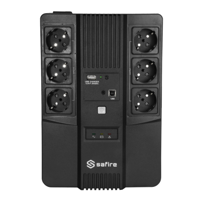 UPS Interactiva lojaCCTV 800VA/480W 6xSchuko