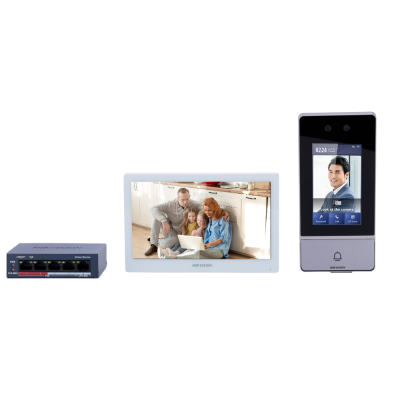 Kit de Videoporteiro Hikvision DS-KIS902-S (IP & WiFi)
