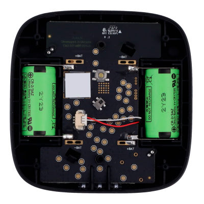 Detector de CO Sem fios 868 MHz Jeweller Sirene 85 dB incorporada-Ajax AJ-FIREPROTECT2-C-SB-B