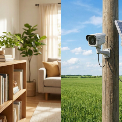 Câmaras sem Cabos? O Guia Definitivo para Câmaras a Bateria e Solares