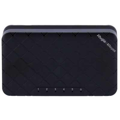 Reyee Switch Desktop 5 portas-Ruijie RG-ES05G-Ruijie RG-ES05G-Reyee RG-ES05G