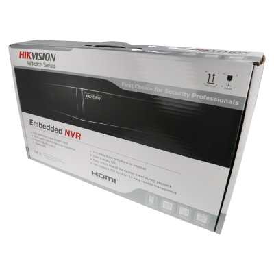 Gravador com fios (IP) 4xCanais IP 8mpx 1xHDD - Hikvision HWN-4104MH