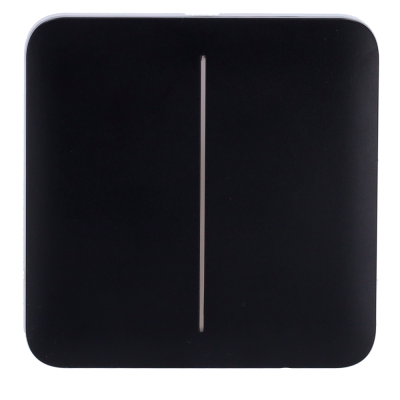 Painel para interruptor compatível com AJ-LightCore 2G - preto-Ajax AJ-SOLOBUTTON-2G-B