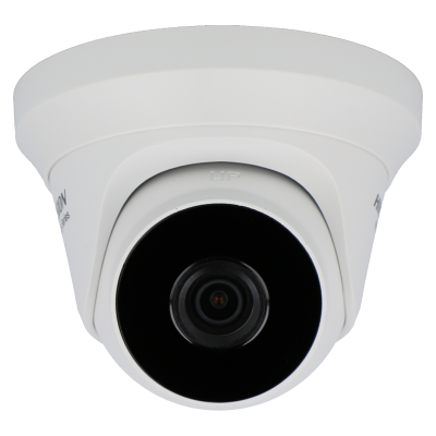 Câmara com fios (Coaxial) Turret Branca 4mpx 2.8mm 40m  - Hikvision HWT-T240-M