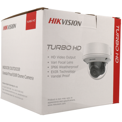 Câmara HIKVISION PRO dome 4 em 1 (cvi, tvi, ahd e analógico) de 8 megapixels e lente zoom óptico