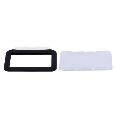 Porta-cartões Disposição horizontal Película de proteção em plástico-CARD-HOLDER-H-BLACK