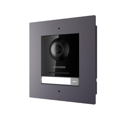 Placa de Videoporteiro Hikvision DS-KD8003-IME1(B)/Flush (IP 2 MP)