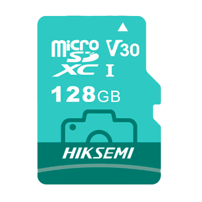 Cartão MicroSD Hikvision HS‑TF‑D3 (STD) Neo‑Lux 128 GB Classe 10/U3/V30 — Alta Performance