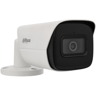 Câmara com fios (PoE) Bullet Branca 8mpx 2.8mm 30m Microfone IP67 - Dahua IPC-HFW3841E-AS-S2