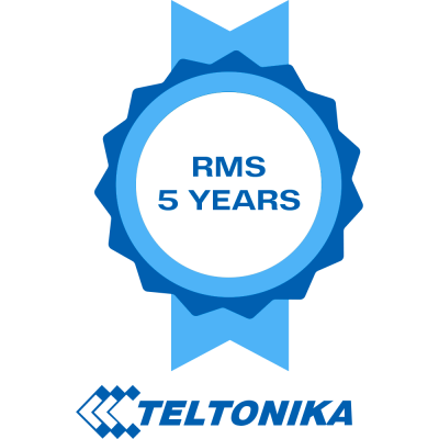 Teltonika Pack de 5 años de gestão para a Plataforma Cloud Teltonika RMS Cada licencia permite gestionar un router Teltonika em RMS durante 5 años-TK-RMS-5Y