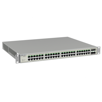 Reyee Switch Hi-PoE de sobremesa Gestionable Capa 3 48 portas RJ45 10/100/1000 Mbps + 4 Portas SFP+ 10Gbps-RG-NBS5200-48GT4XS-UP