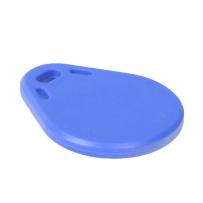 Porta-chaves TAG de proximidade regravável ID por radiofrequência MF Passivo : Cor azul-TAG-MF-WR