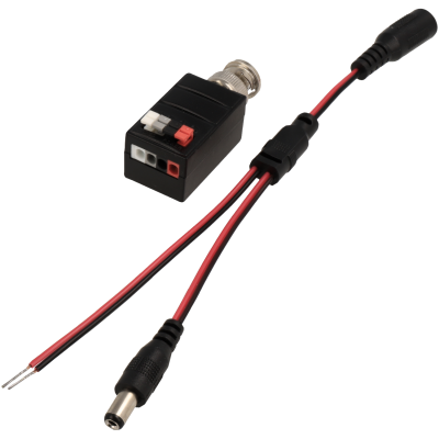 Balun A-CCTV video / alimentação ativo 1 Ud.