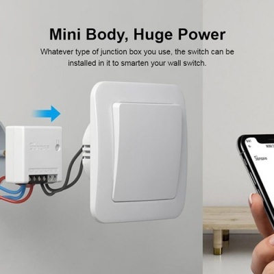 Interruptor SONOFF mini wifi alexa google automatização NOVO