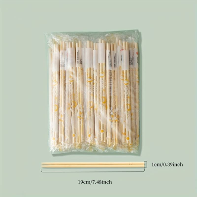 Pauzinhos chineses comida chinesa bambu descartaveis Hashi Sushi NOVOS