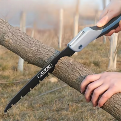 Serrote Dobrável Serra Lâmina Afiada e Resistente para Podas, Camping, Jardinagem e Uso Profissional
