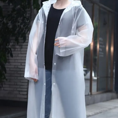 Capa impermeável para chuva transparente corpo todo adulto NOVO