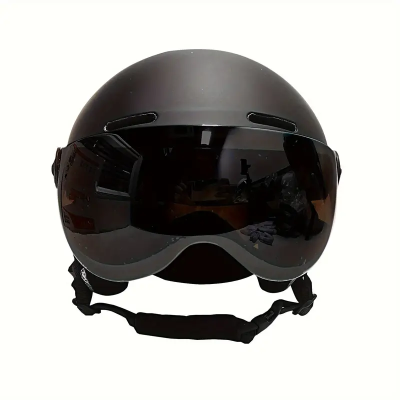 Capacete ski esqui snowboard neve quente 2 em 1 COM VISEIRA UV