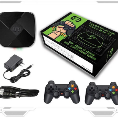 Consola retro 3D 4K HDMI com 10000 jogos incluidos wireless PS1 PSP GAMEBOY ATARI