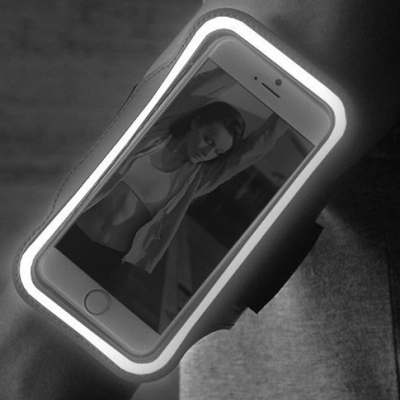 Bolsa braçadeira corrida desporto para telemóvel smartphone