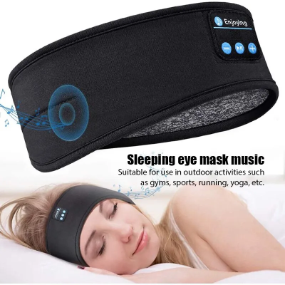Fones bluetooth sem fios banda headset dormir viajar treinar