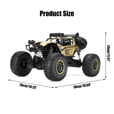 Carro telecomandado GIGANTE 1:8 50cm Buggy Jipe todo terreno TT 4X4 LED