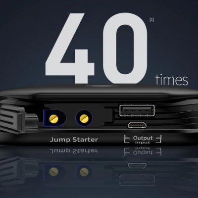 Booster carregador emergência baterias carro 12V power bank USB e lanterna