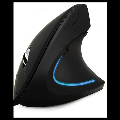 Rato sem fio USB Vertical Ergonómico computador portatil tablet LED