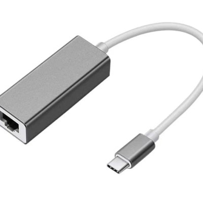 Adaptador USB C para RJ 45 Ethernet 100Mbps LAN