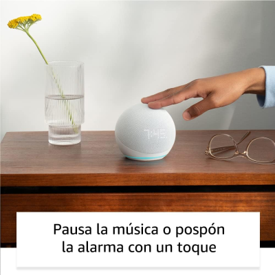 Alexa Echo Dot 5ª Geração RELOGIO Touch Versão internacional coluna NOVO e SELADO