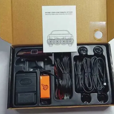 Kit sensores estacionamento auto carro caravana carrinha display