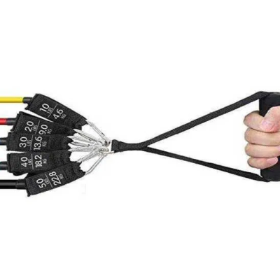 Kit de treino com Elásticos Bandas de Resistência Treino Fitness Desporto