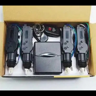 Kit Universal Fecho Central Portas alarme com Pistolas portas 2 Comandos